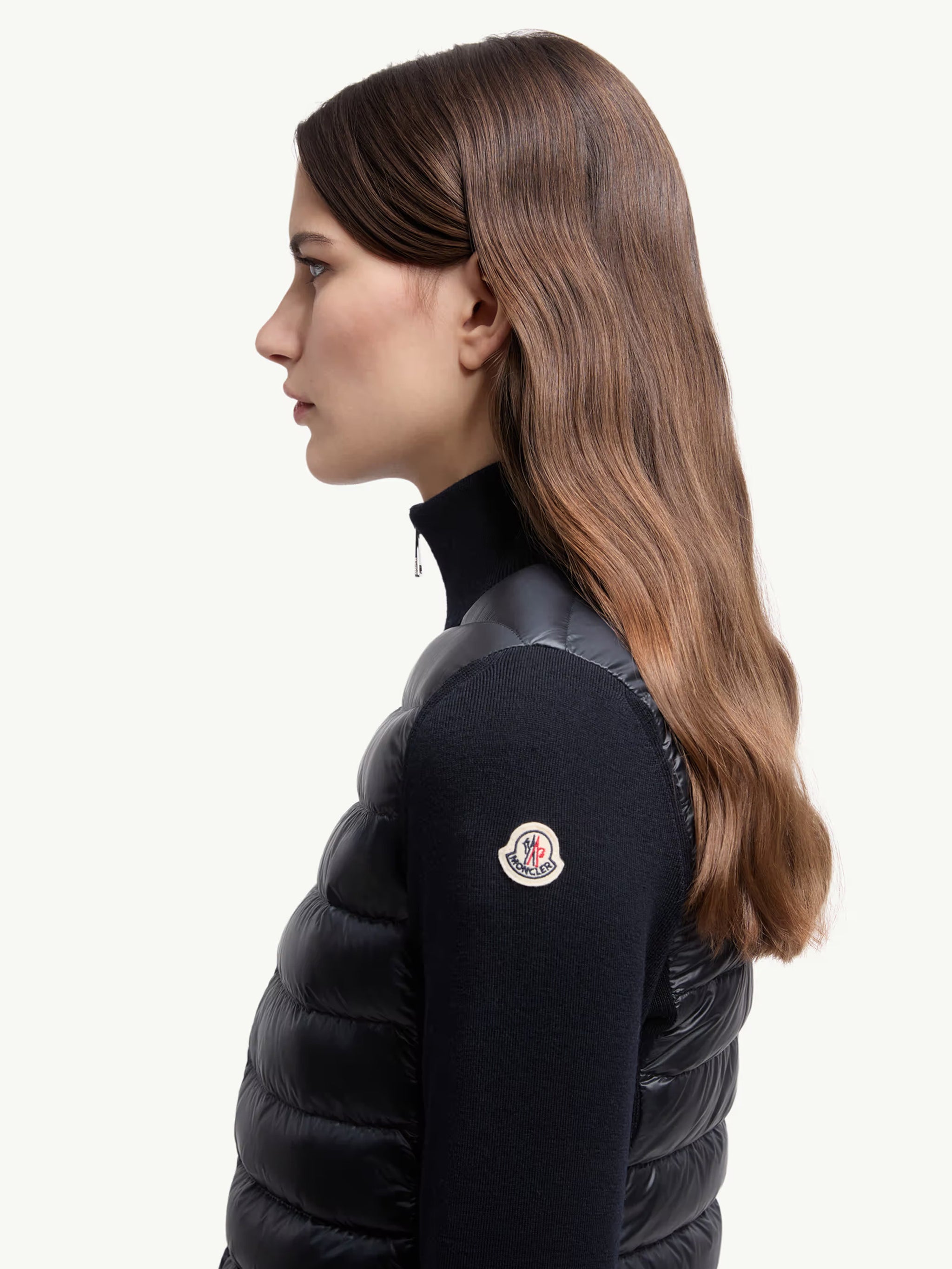 Cardigan tricot MONCLER Blu | Grifo210