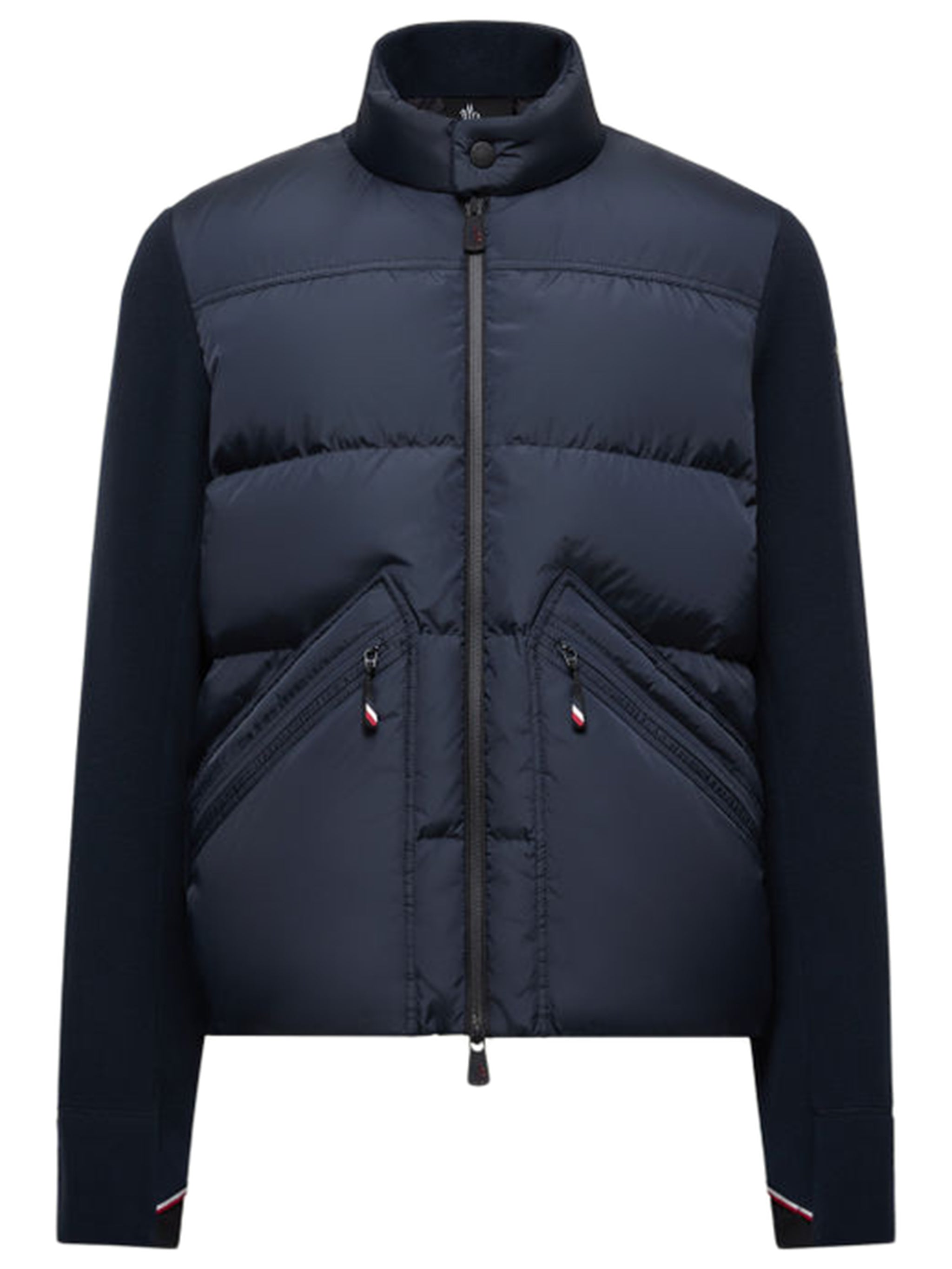 Padded cardigan with zip MONCLER Blu | Grifo210