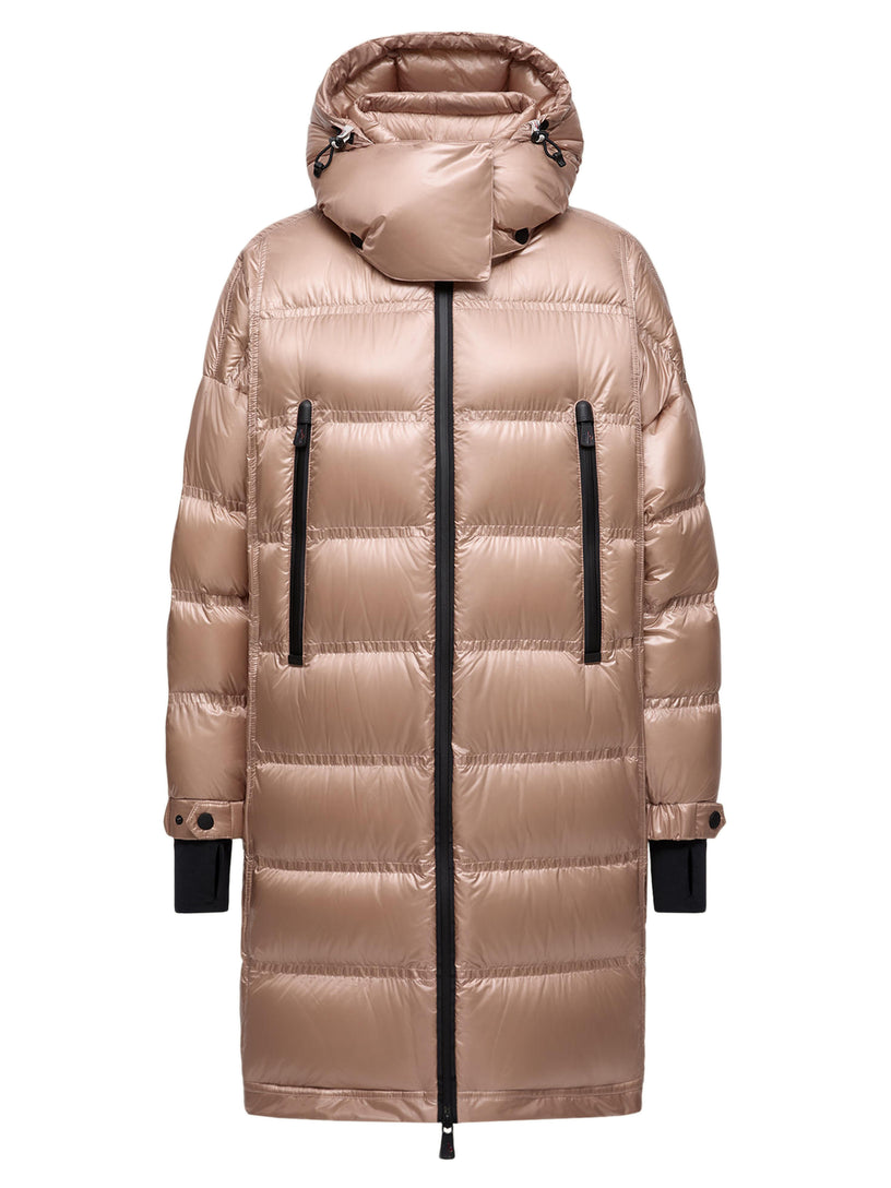 Rochelairs Hooded Long Down Jacket