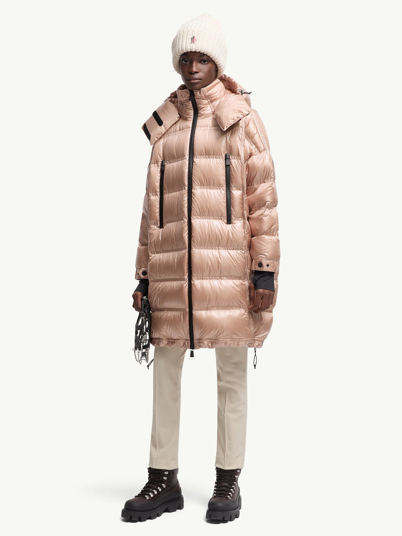 Rochelairs Hooded Long Down Jacket