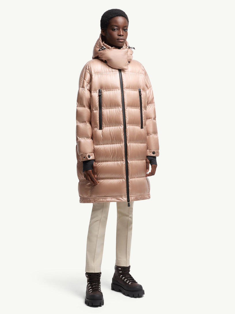 Rochelairs Hooded Long Down Jacket