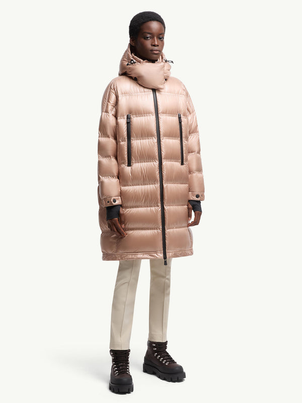Rochelairs Hooded Long Down Jacket