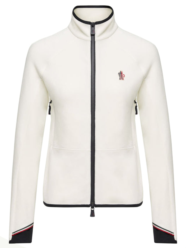 Zip-up fleece sweatshirt