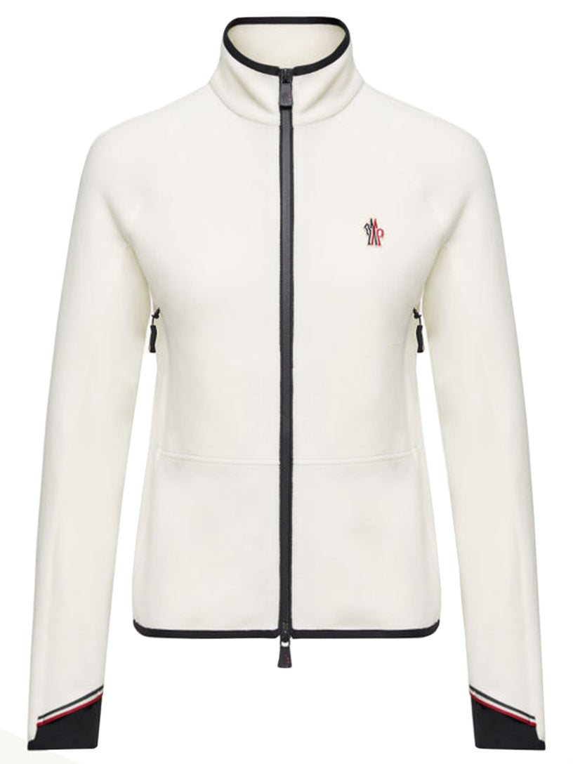 Zip-up fleece sweatshirt