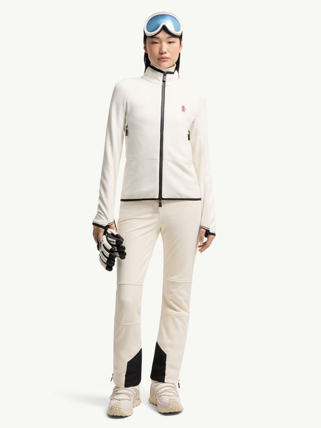 Zip-up fleece sweatshirt