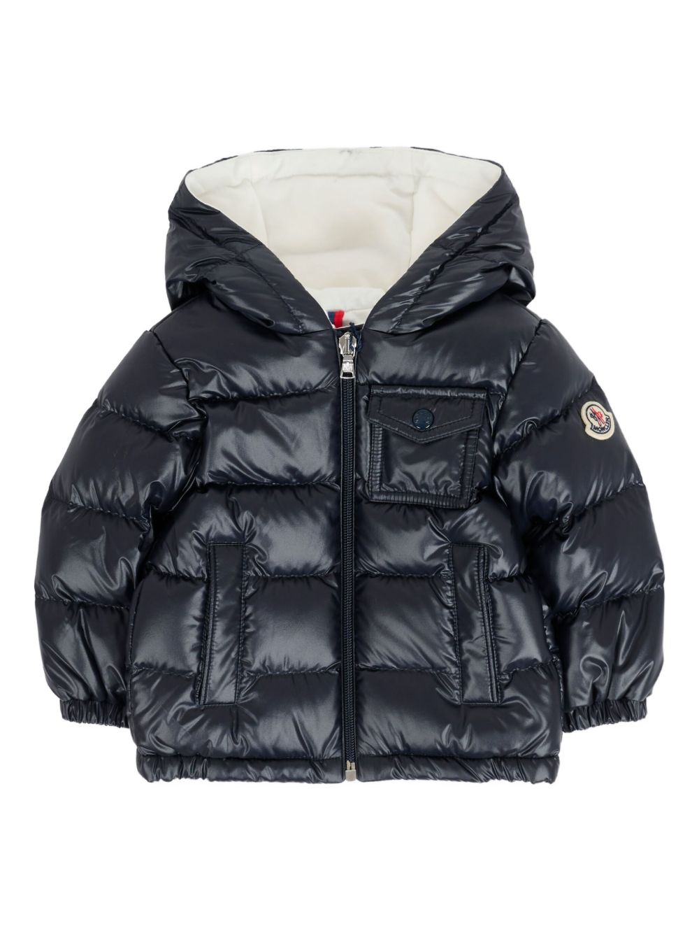 Mesles Hooded Down Jacket MONCLER Kids Blu | Grifo210