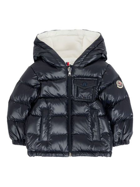 Mesles Hooded Down Jacket MONCLER Kids Blu | Grifo210