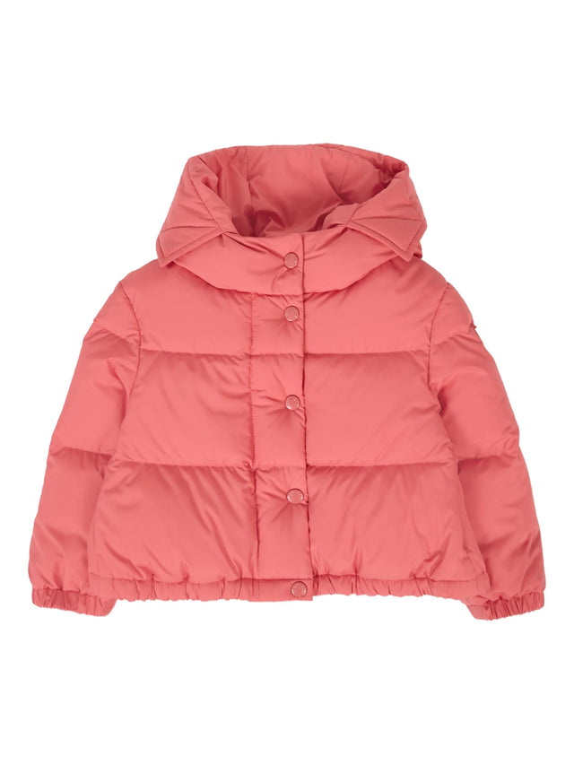 Down jacket with hood