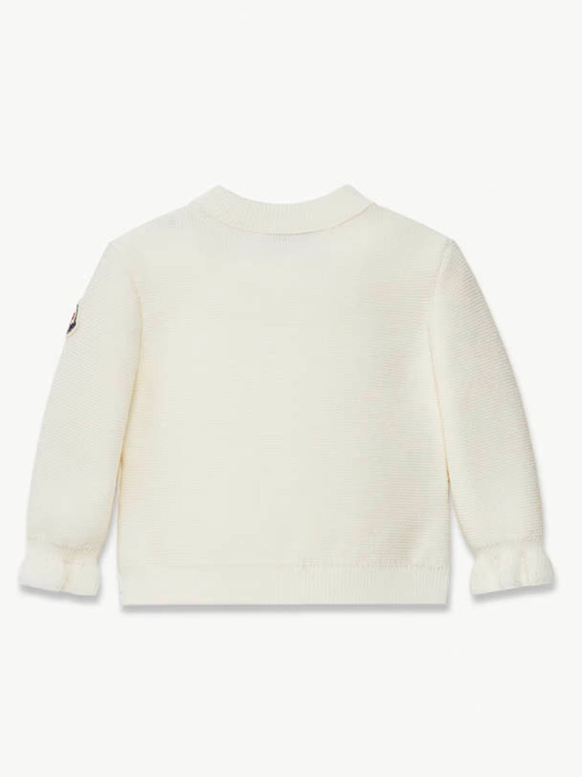 Padded Wool Zip-Up Cardigan