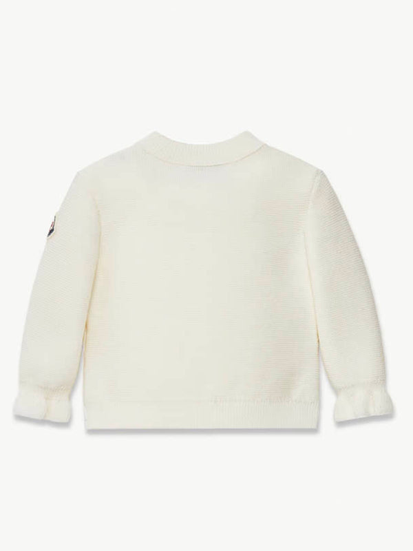 Padded Wool Zip-Up Cardigan