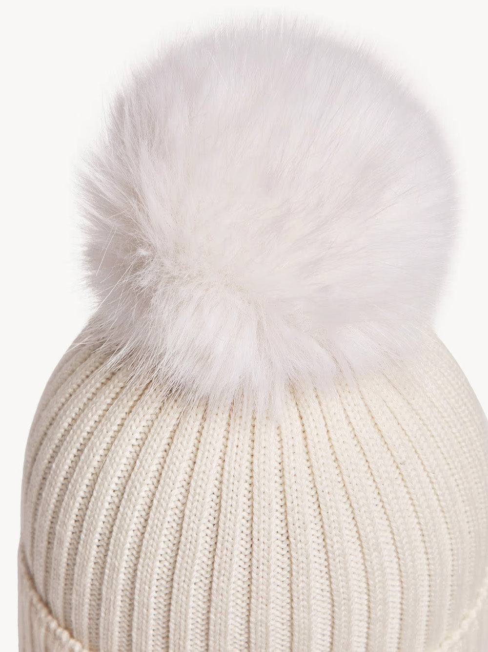 Wool Beanie with Pom Pom