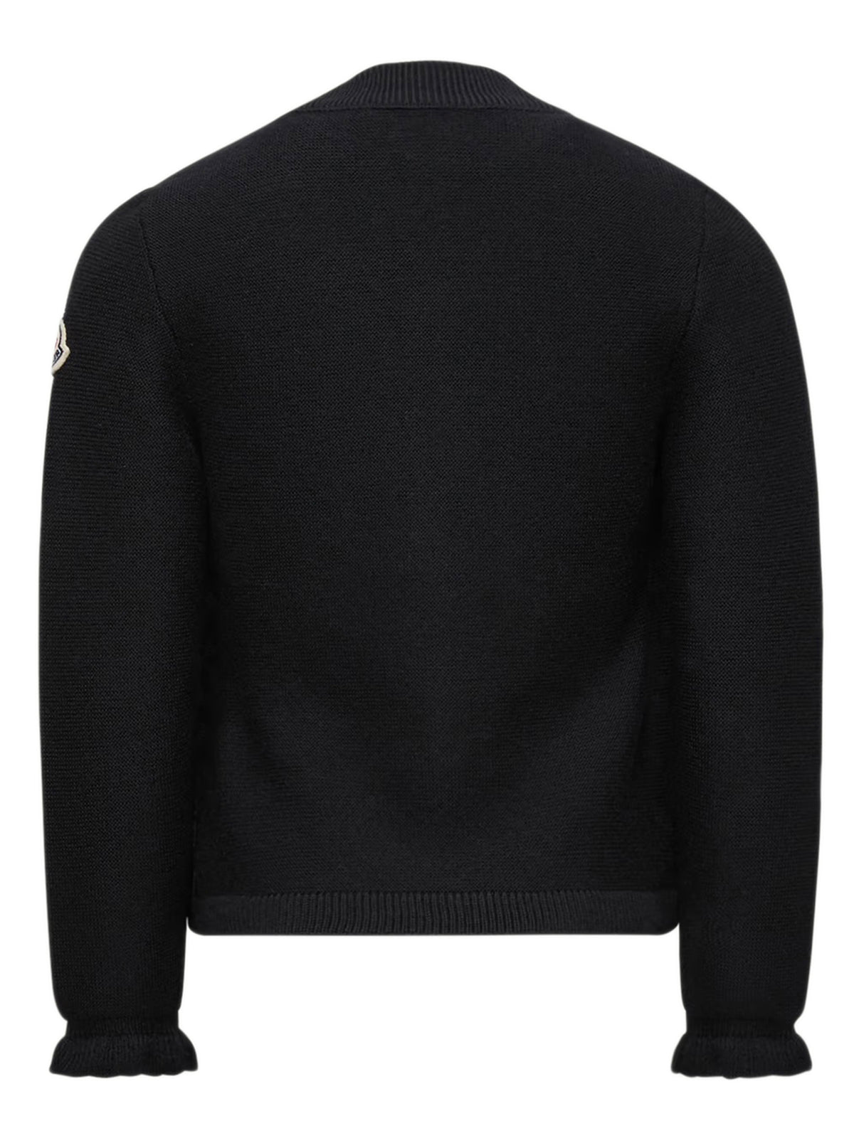 Padded Wool Zip-Up Cardigan