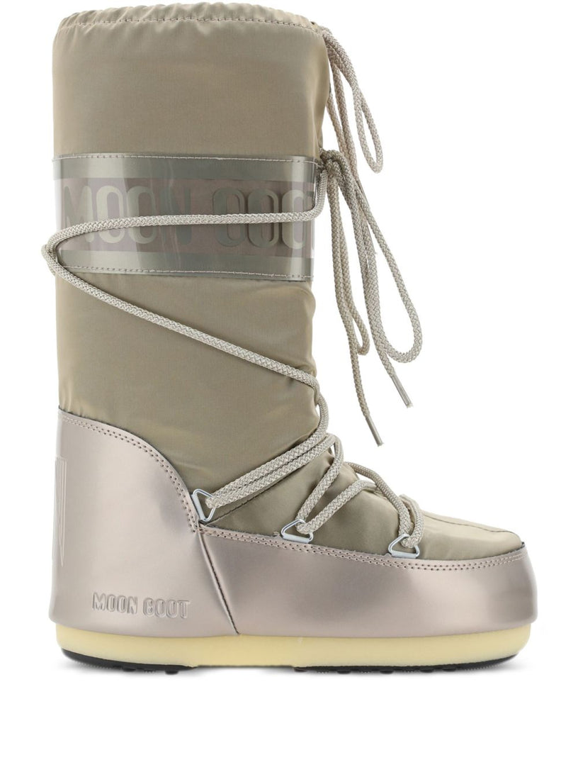 Icon Glance Platinum Satin Boots