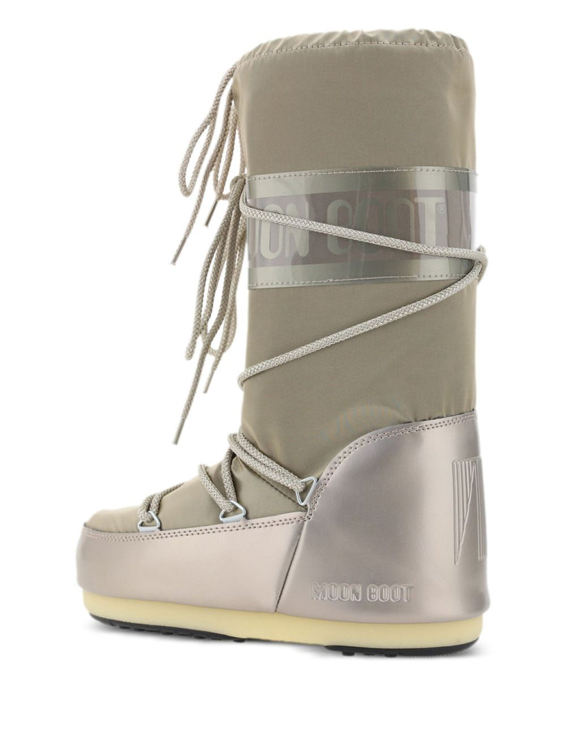 Icon Glance Platinum Satin Boots
