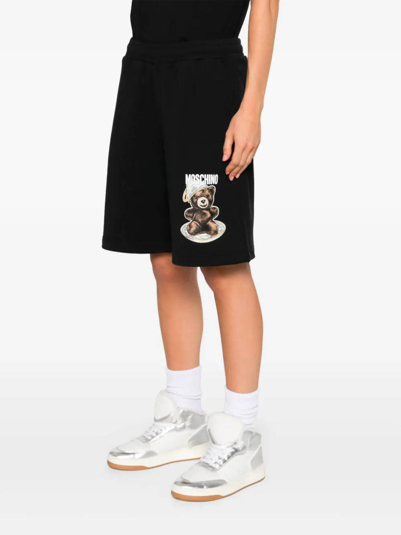 Teddy Bear-print shorts