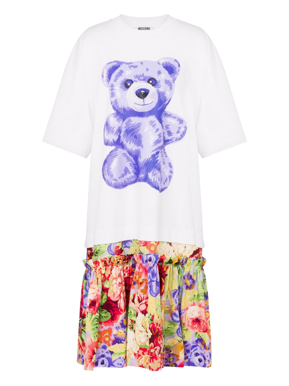 Moschino Teddy Bear Oversized Cotton Dress