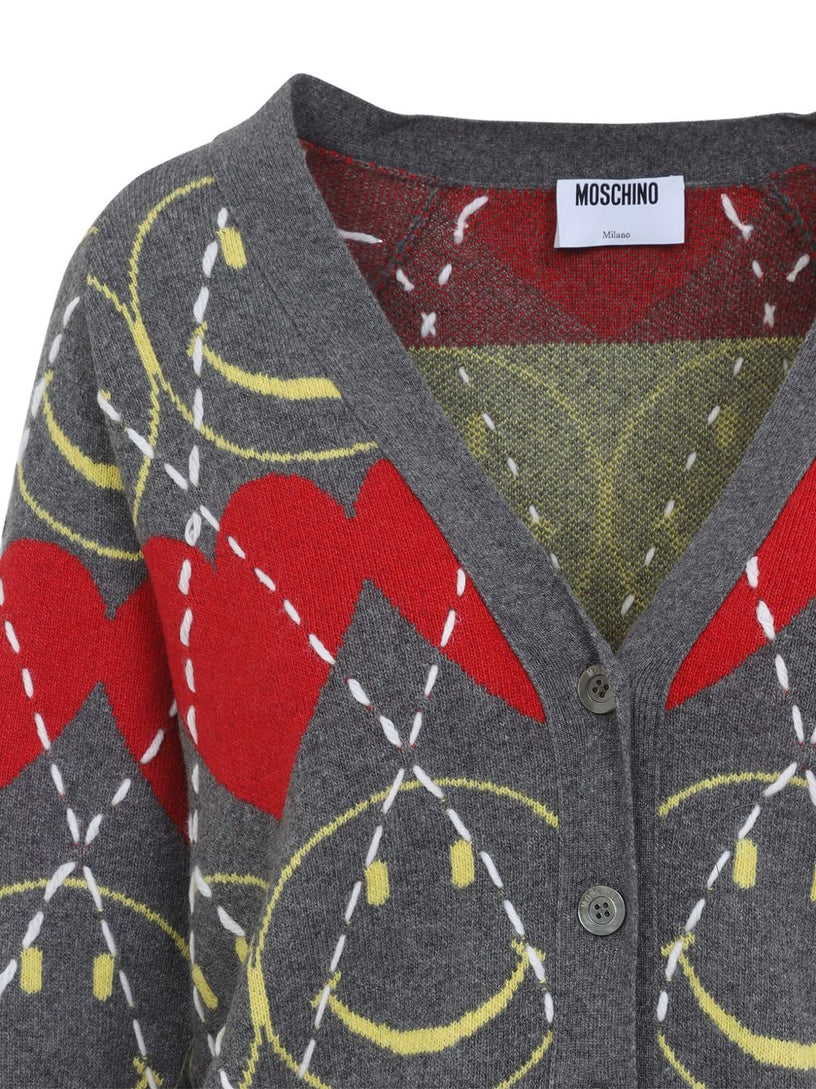 Cardigan with Smiley