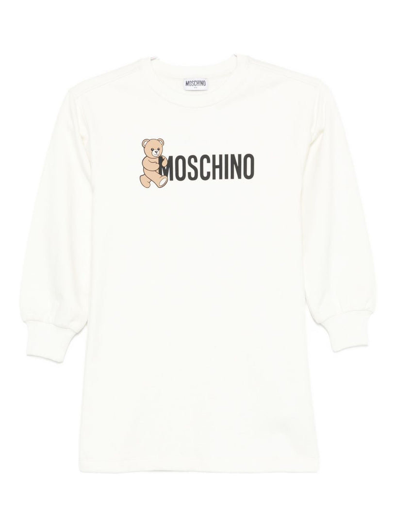 Sweatshirt dress with logo