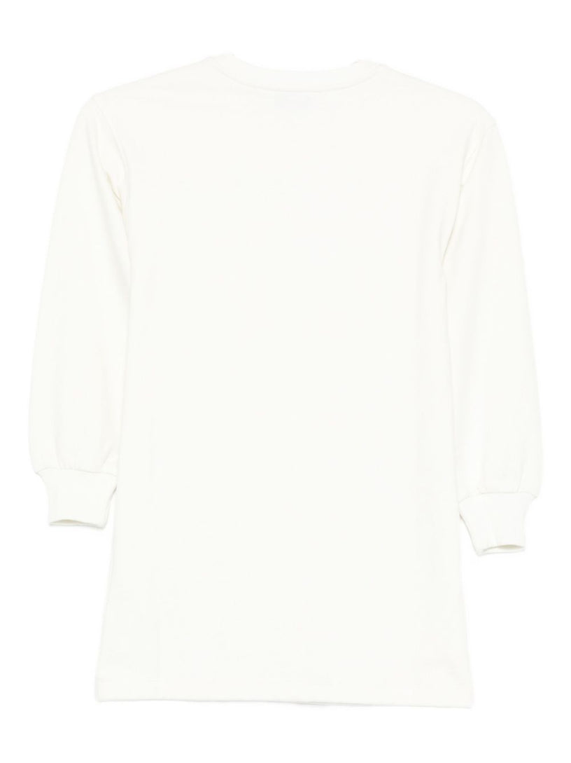 Sweatshirt dress with logo