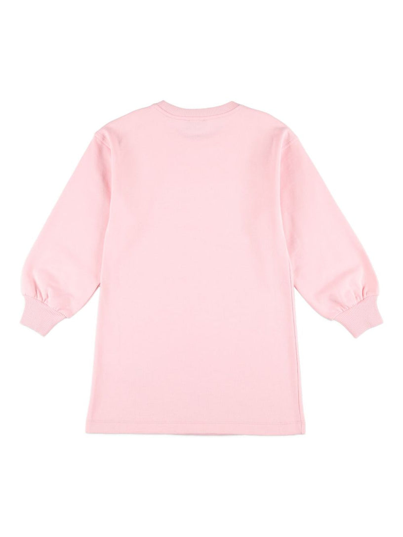 Sweatshirt dress with logo