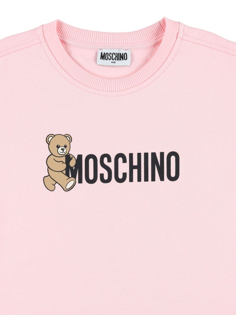 Sweatshirt dress with logo