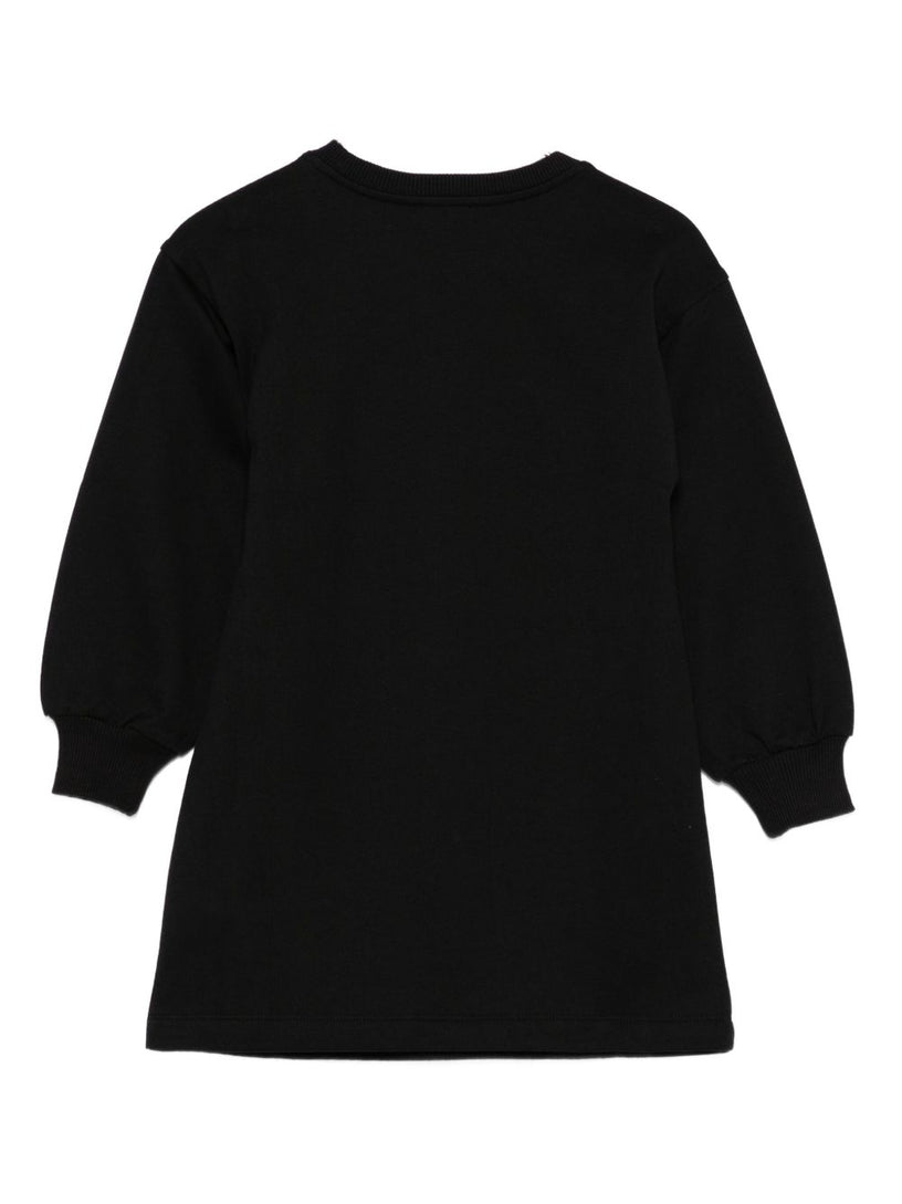 Sweatshirt dress with logo