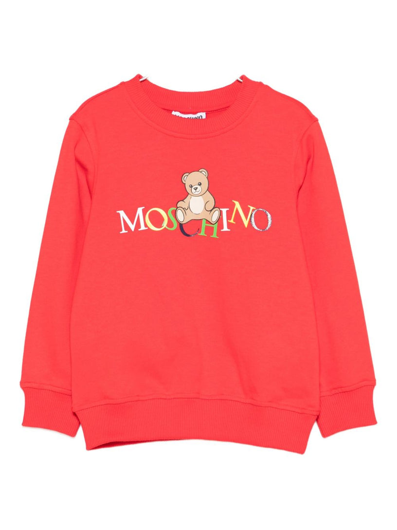 Bear-motif sweatshirt