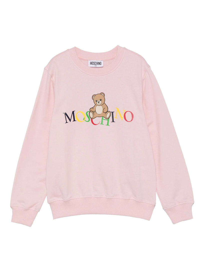 Bear-motif sweatshirt
