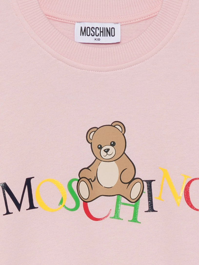 Bear-motif sweatshirt
