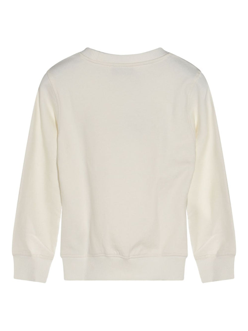 Teddy-print sweatshirt