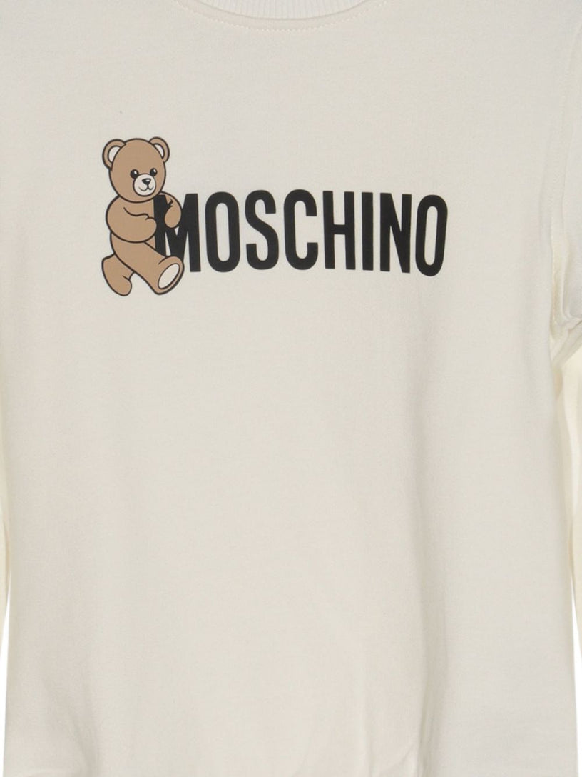 Teddy-print sweatshirt