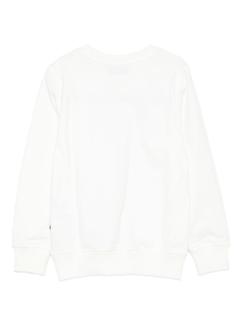 Teddy Bear-embroidered sweatshirt