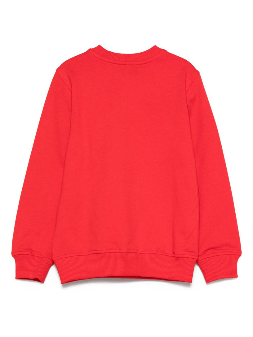 Teddy Bear-embroidered sweatshirt