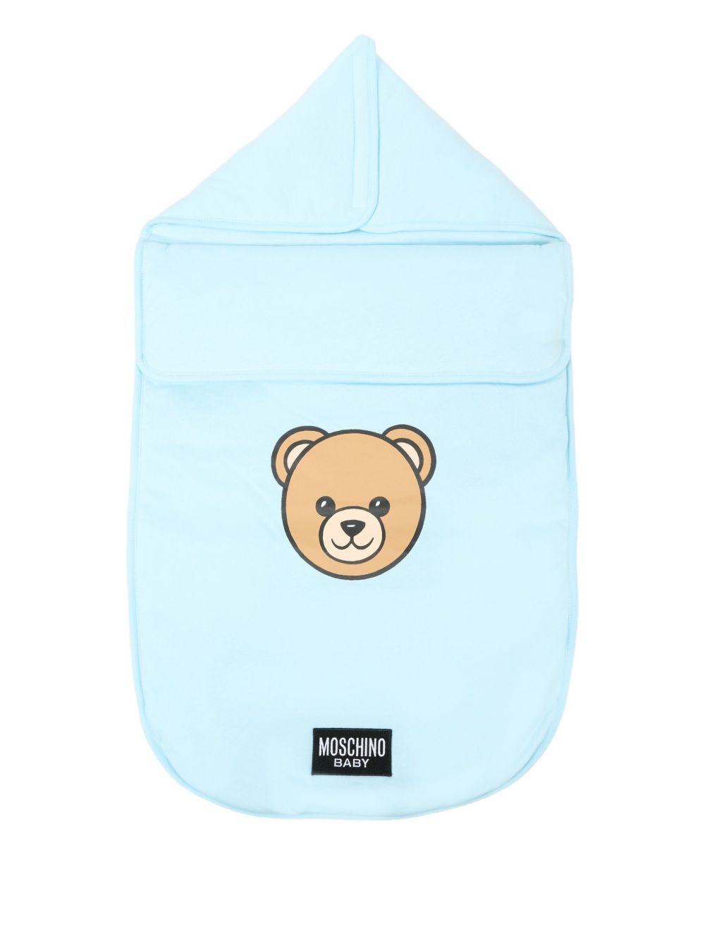 Teddy Bear-print sleeping bag