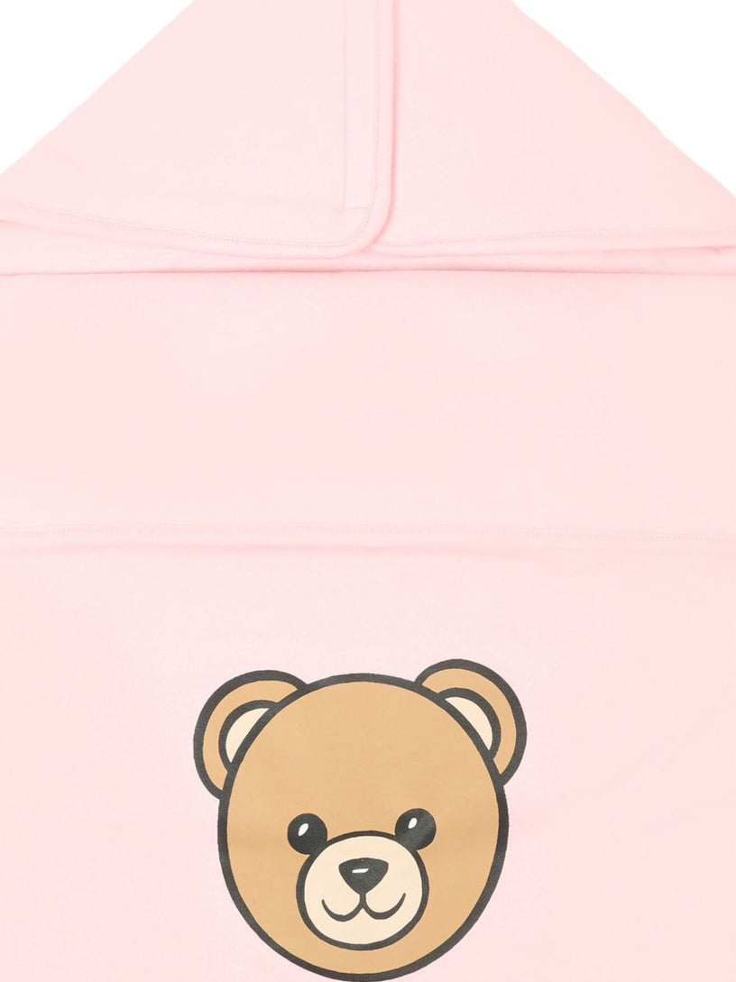 Teddy Bear-print sleeping bag