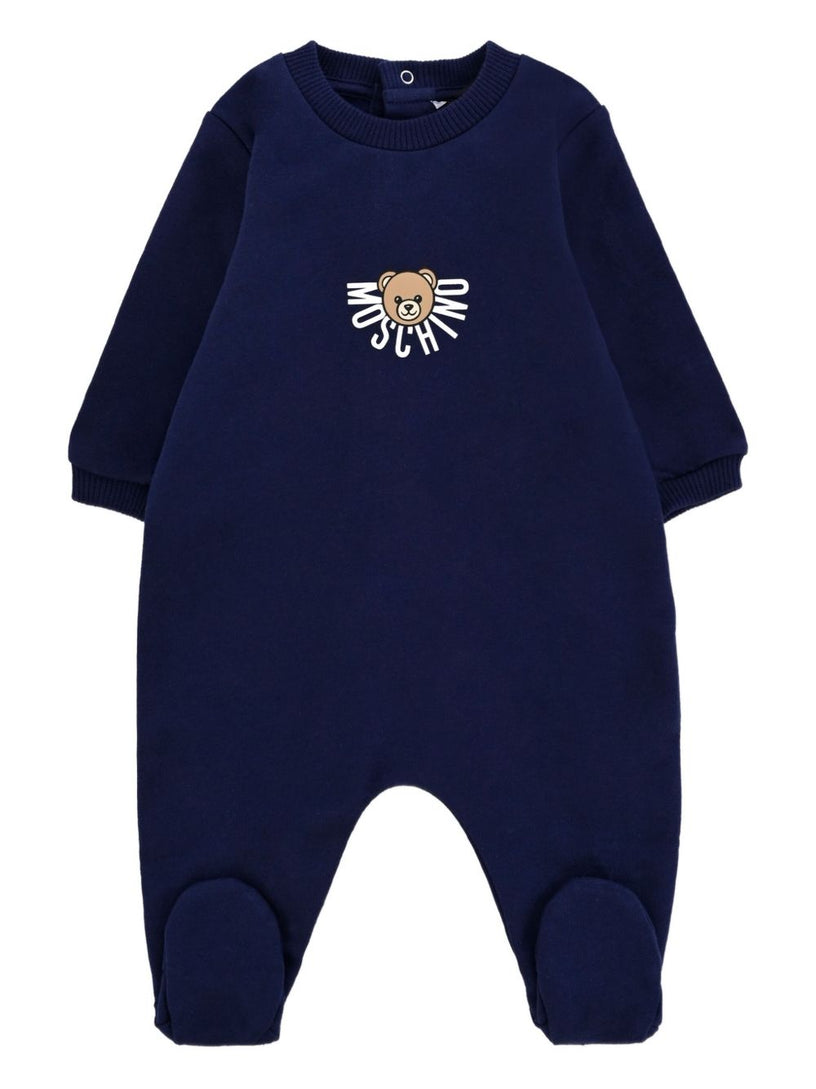 Teddy print onesie