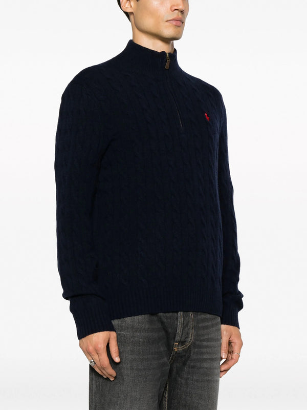 Wool and cashmere sweater