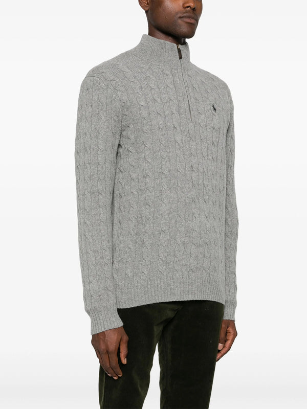 Cable-Knit Wool-Cashmere Jumper