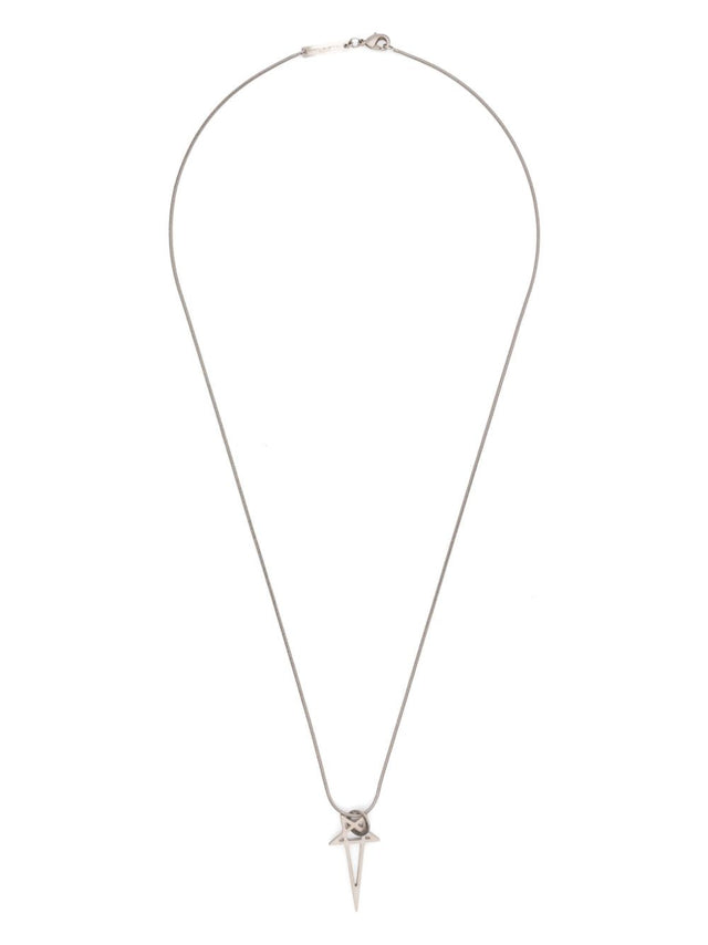 Rick Owens Pentagram Necklace