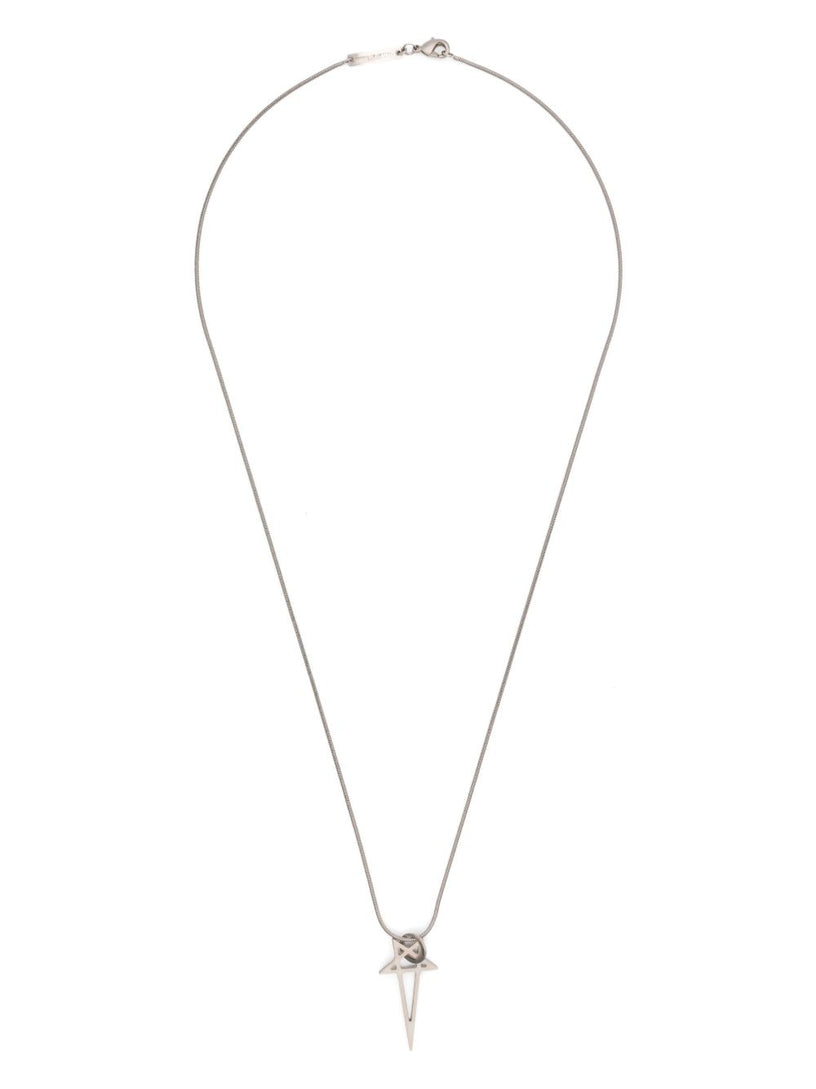 Rick Owens Pentagram Necklace