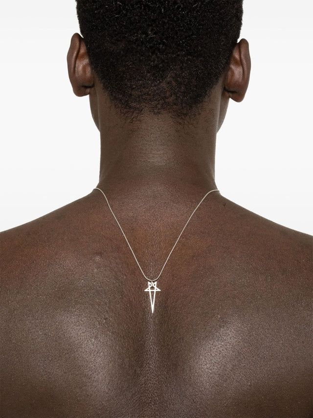 Rick Owens Pentagram Necklace