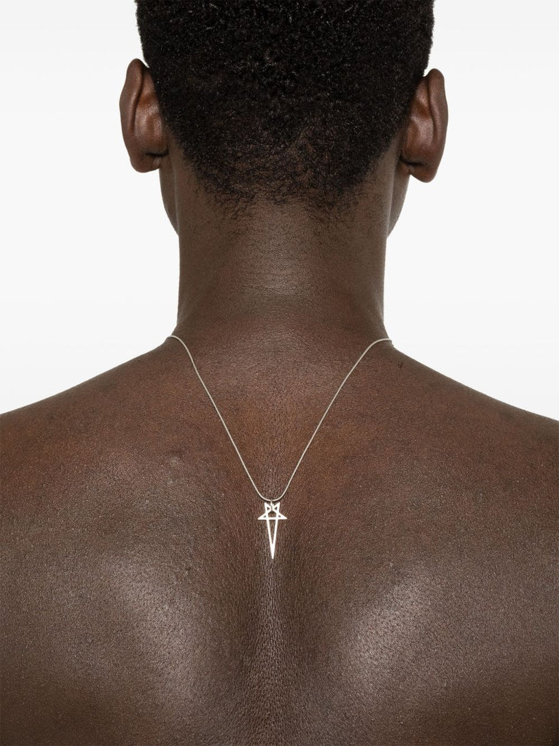 Rick Owens Pentagram Necklace