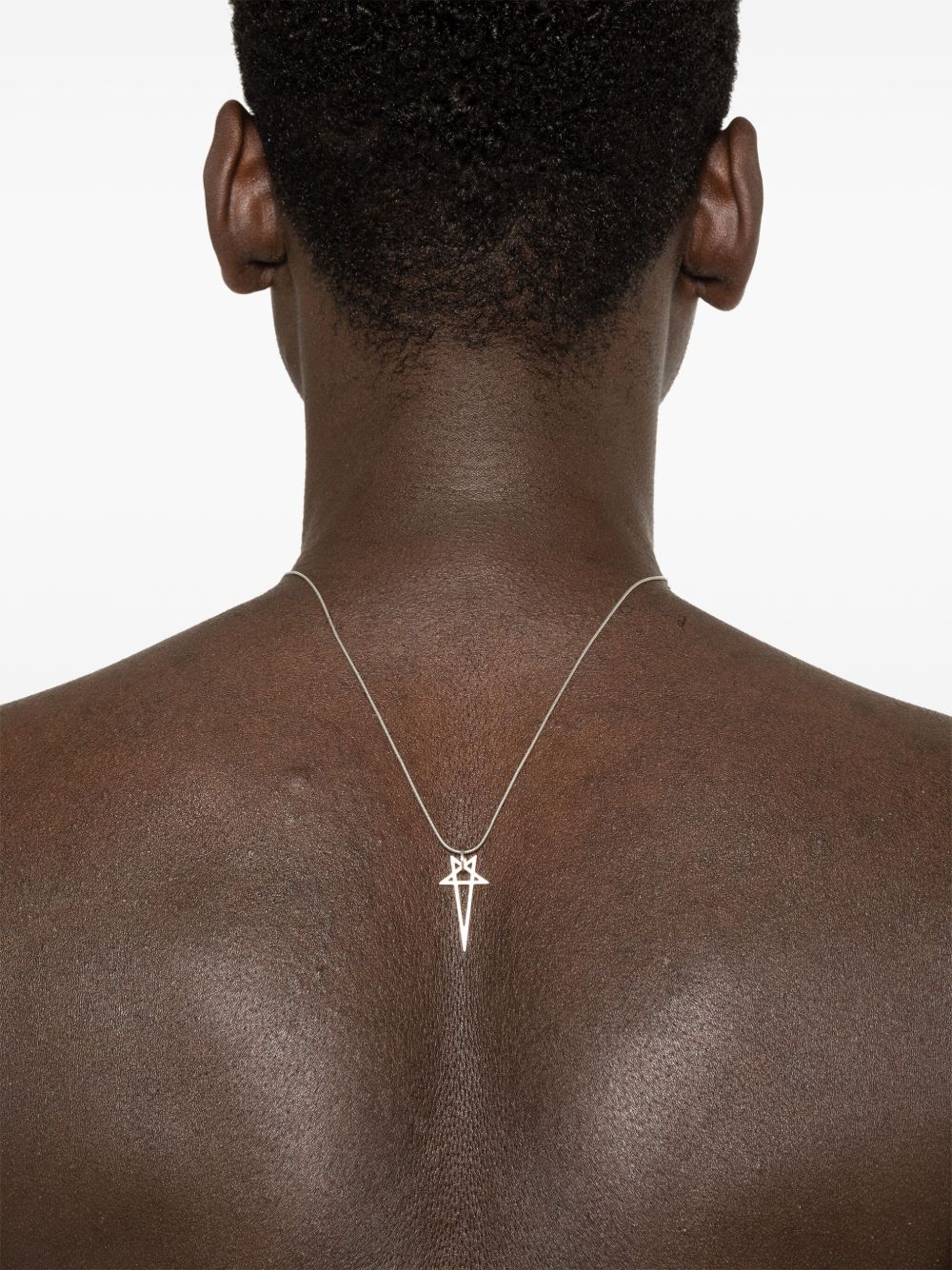 Rick Owens Pentagram Necklace