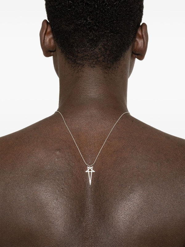 Rick Owens Pentagram Necklace