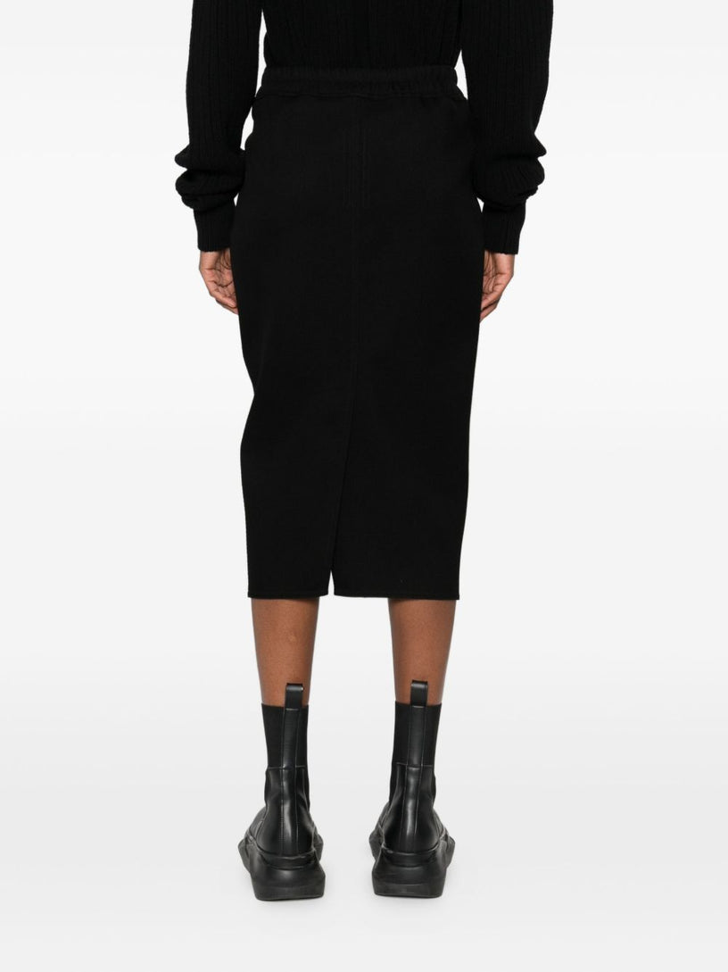 Pillar skirt with zip