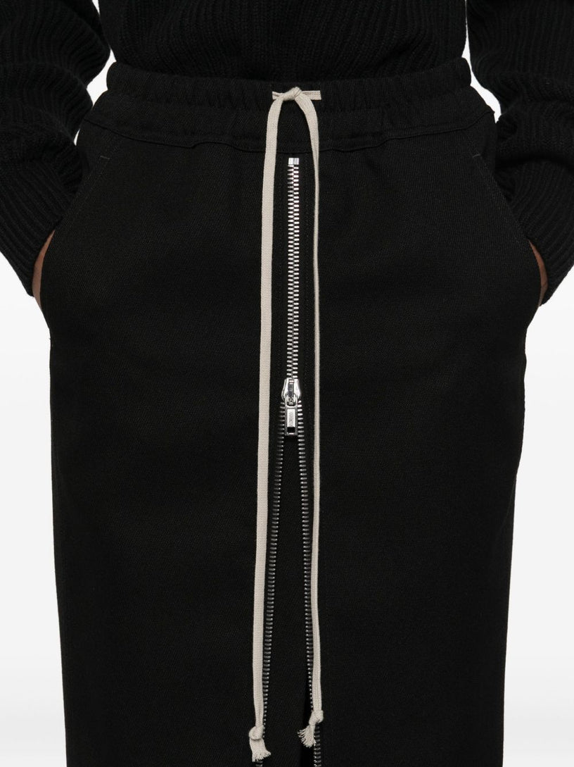 Pillar skirt with zip