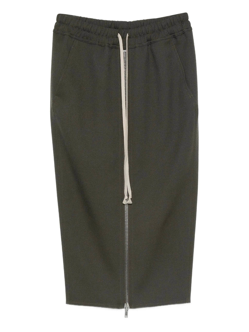 Pillar skirt with zip