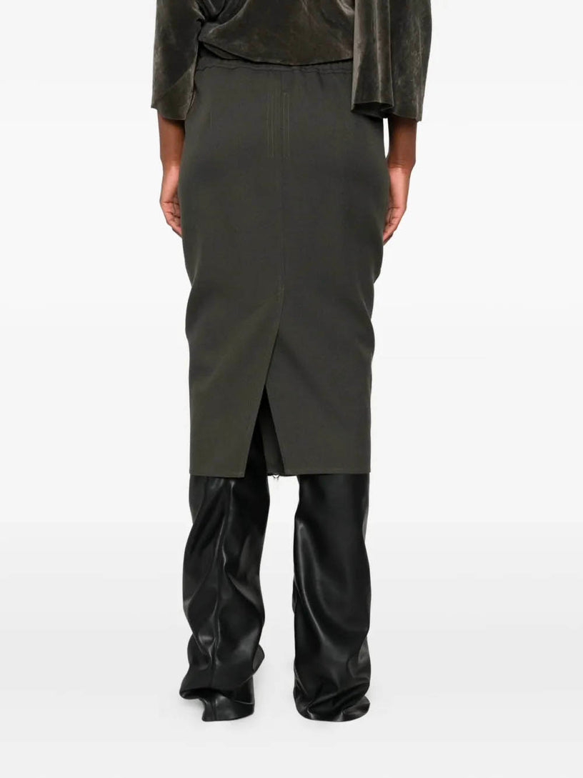 Pillar skirt with zip