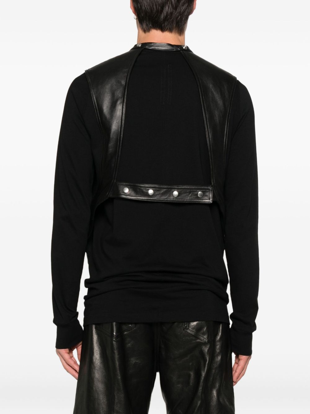 Leather Cargo Vest