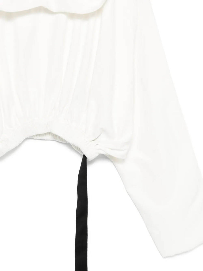 Cropped hooded tunic